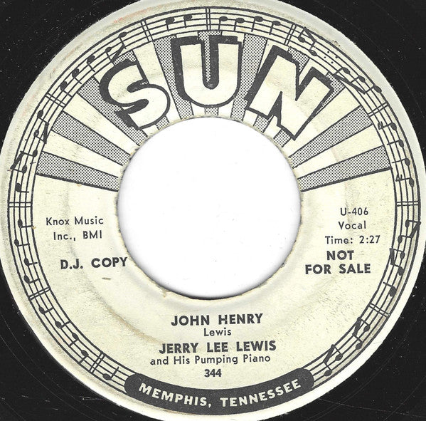 Jerry Lee Lewis And His Pumping Piano* : Hang Up My Rock 'N Roll Shoes / John Henry (7", Single, Promo)