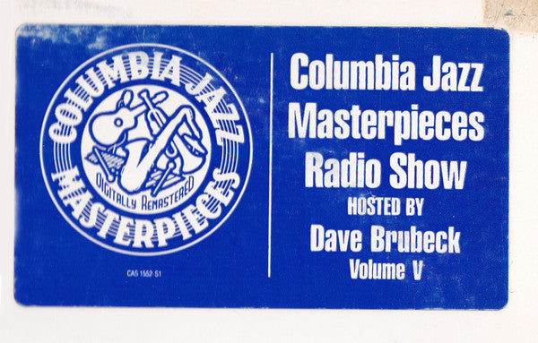 Various : Columbia Jazz Masterpieces Radio Show Hosted By Dave Brubeck, Volume V (LP, Comp, Mono, Promo)