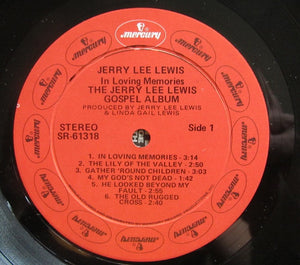 Jerry Lee Lewis : In Loving Memories The Jerry Lee Lewis Gospel Album (LP)