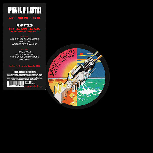 Pink Floyd : Wish You Were Here (LP, Album, RE, RM, RP, 180)