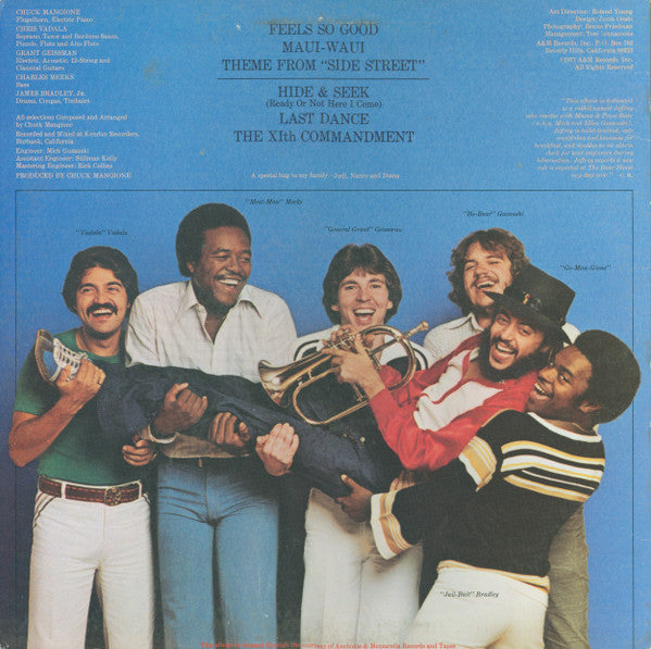 Chuck Mangione : Feels So Good (LP, Album, Club, CRC)