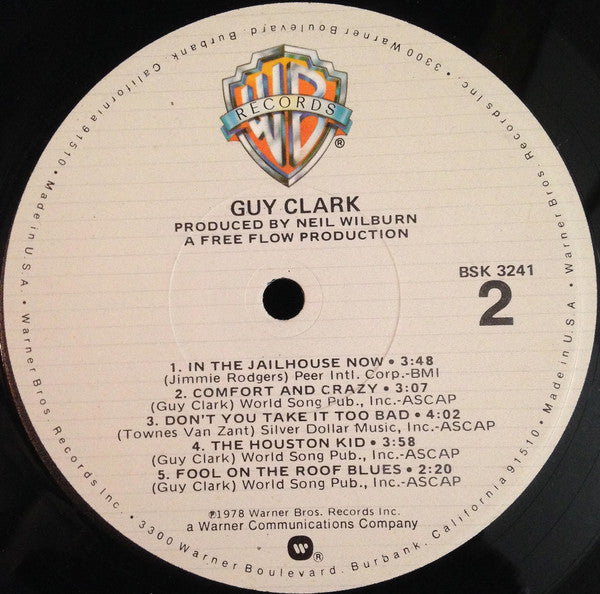 Guy Clark : Guy Clark (LP, Album, Los)