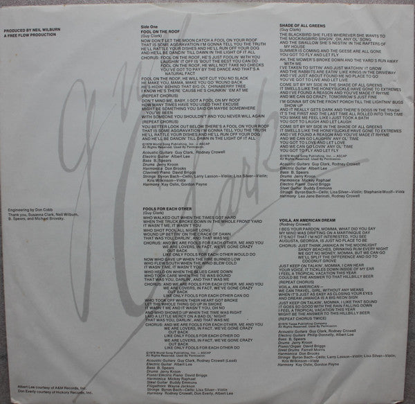 Guy Clark : Guy Clark (LP, Album, Los)