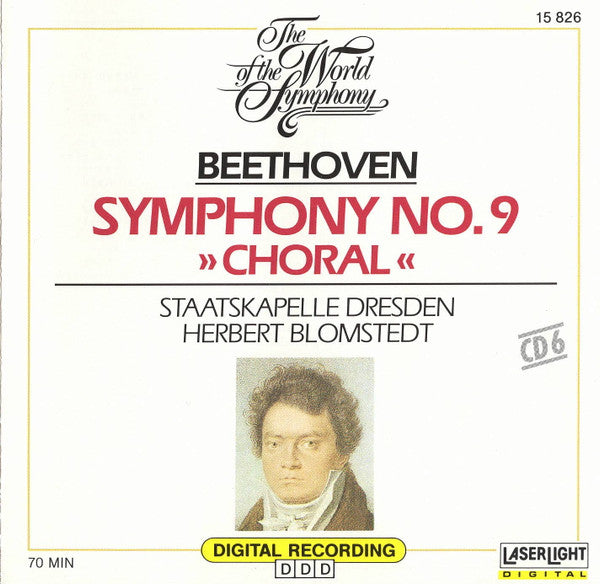 Ludwig van Beethoven, Staatskapelle Dresden, Herbert Blomstedt : Symphony No. 9 (CD, Album)