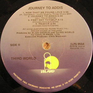 Third World : Journey To Addis (LP, Album, Jac)