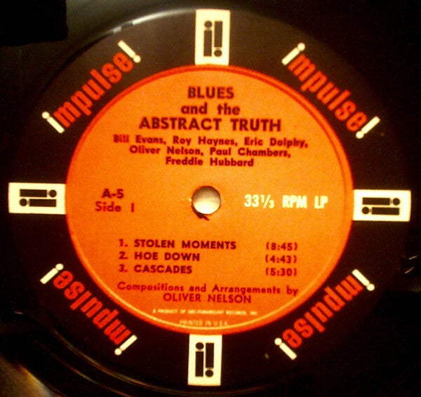 Oliver Nelson : The Blues And The Abstract Truth (LP, Album, Mono, RE)