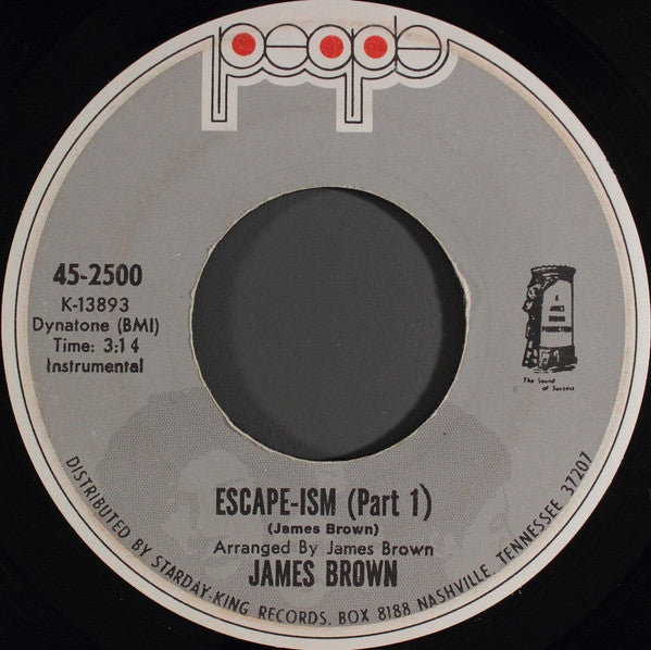 James Brown : Escape-ism (7", Gre)