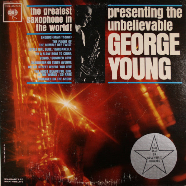 George Young (2) : The Greatest Saxophone In The World! (LP, Album, Mono, 2 E)