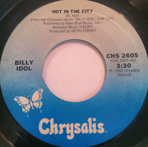 Billy Idol : Hot In The City (7", Single)