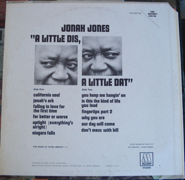 Jonah Jones : A Little Dis, A Little Dat (LP, Album, Dee)