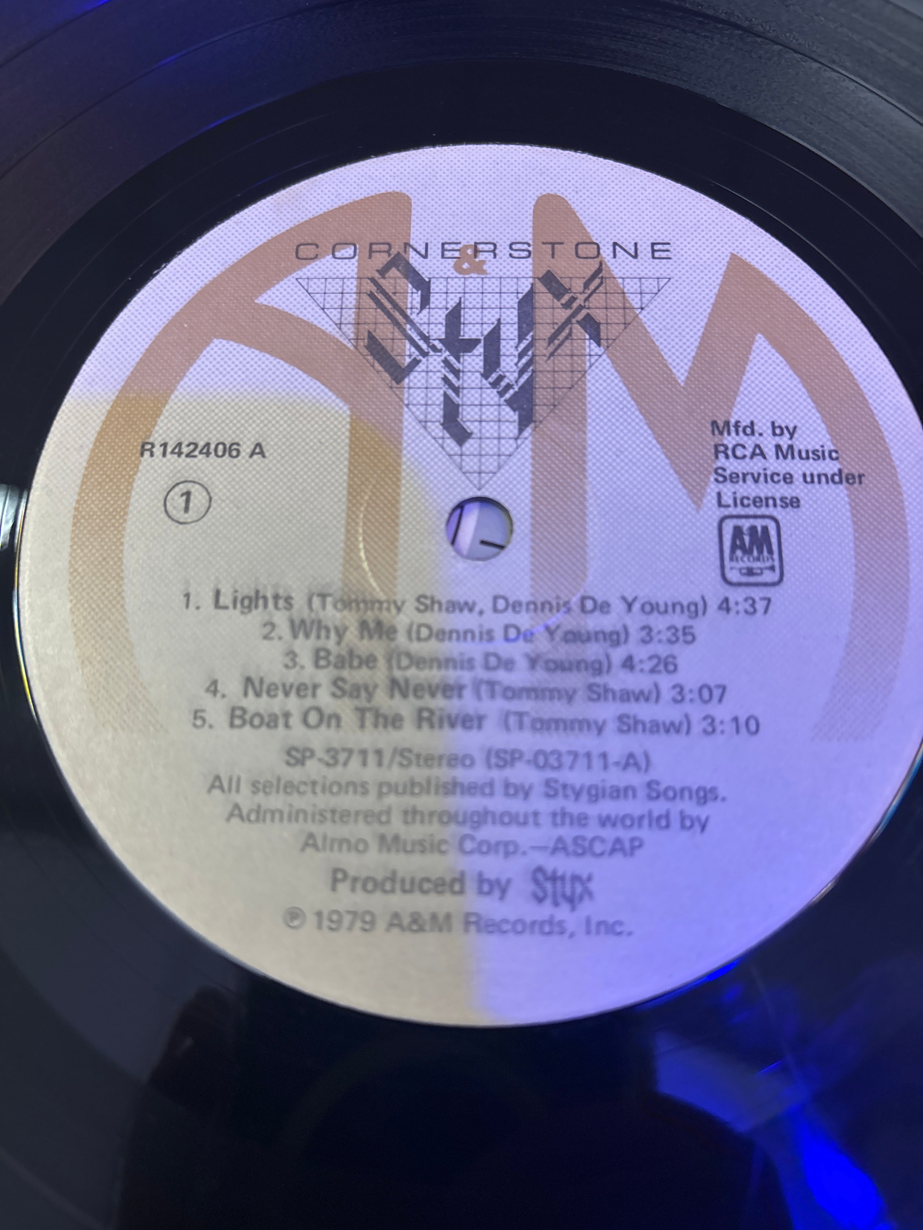 Used LP - Styx - Cornerstone (LP, Album, Club) (Very Good Plus (VG+))