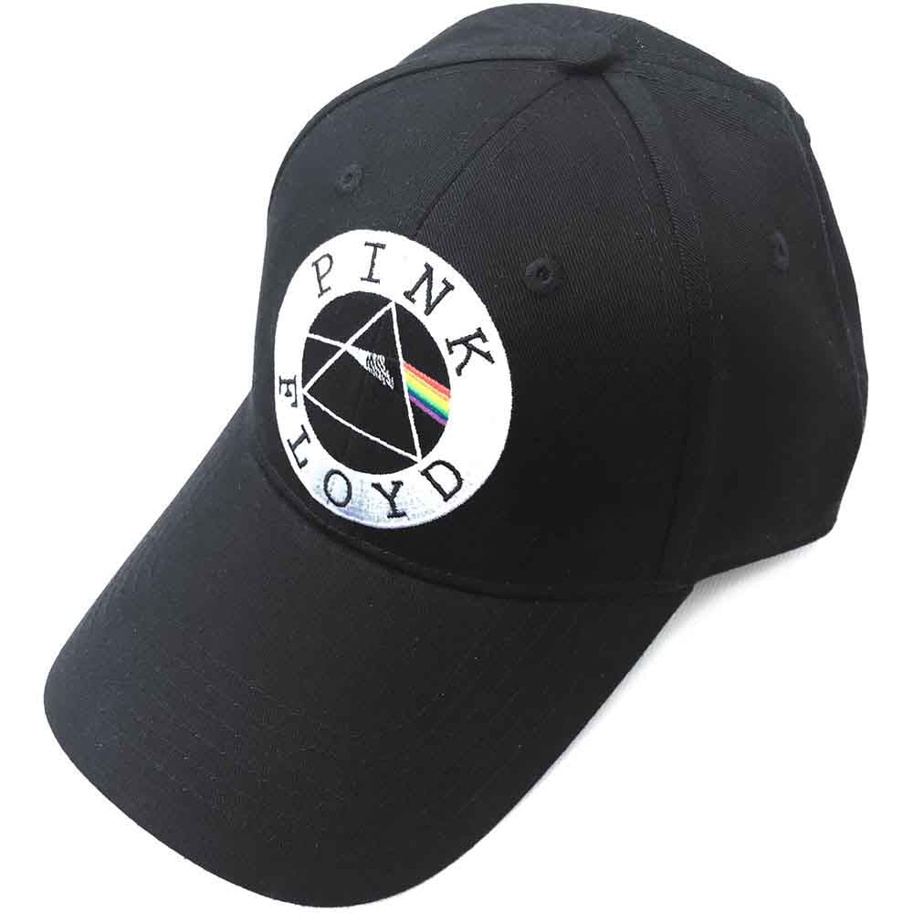Pink Floyd Unisex Baseball Cap: Circle Logo (Black)