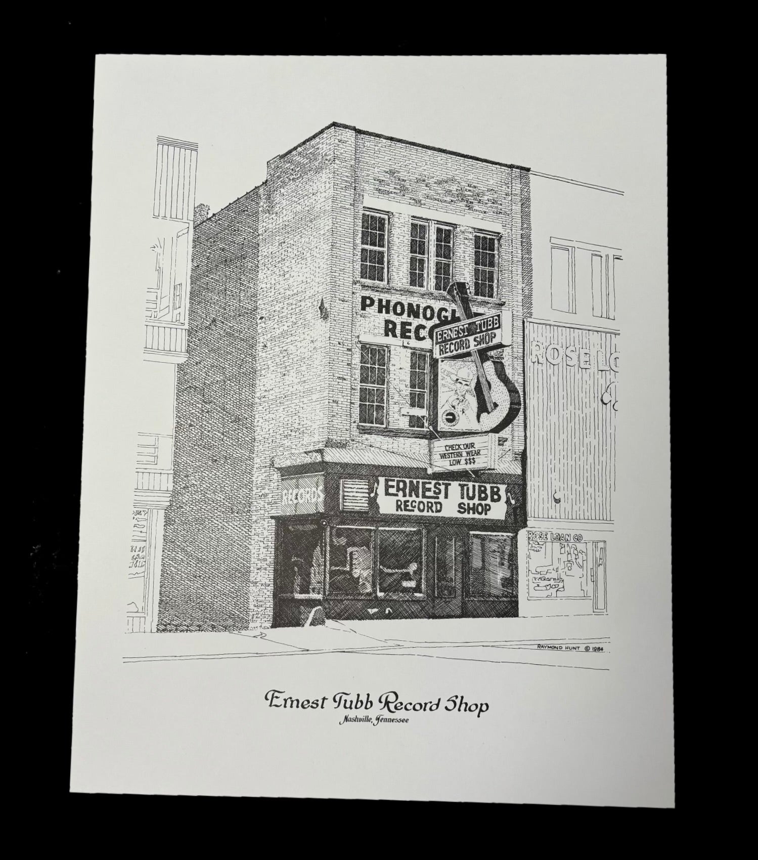 Print - Ernest Tubb Record Shop