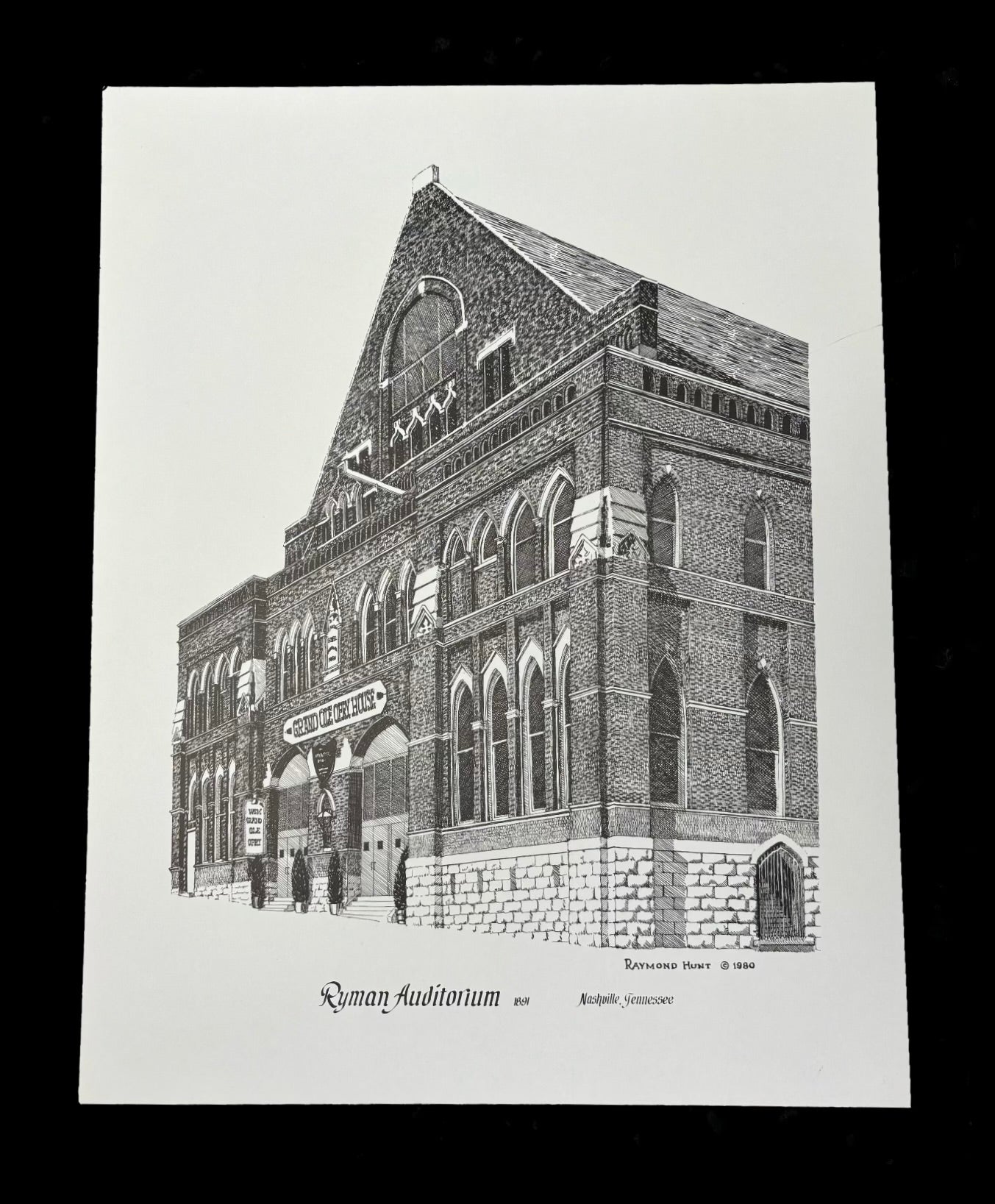 Print - Ryman Auditorium