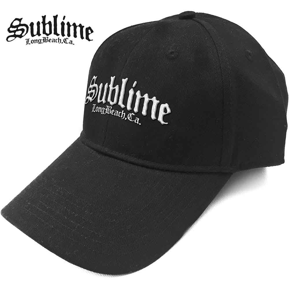Sublime Unisex Baseball Cap: CA Logo (Black)