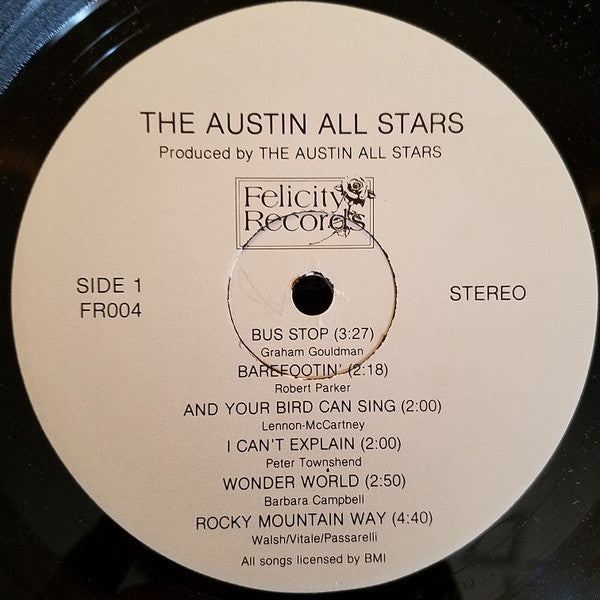 The Austin All Stars : The Austin All Stars (LP)