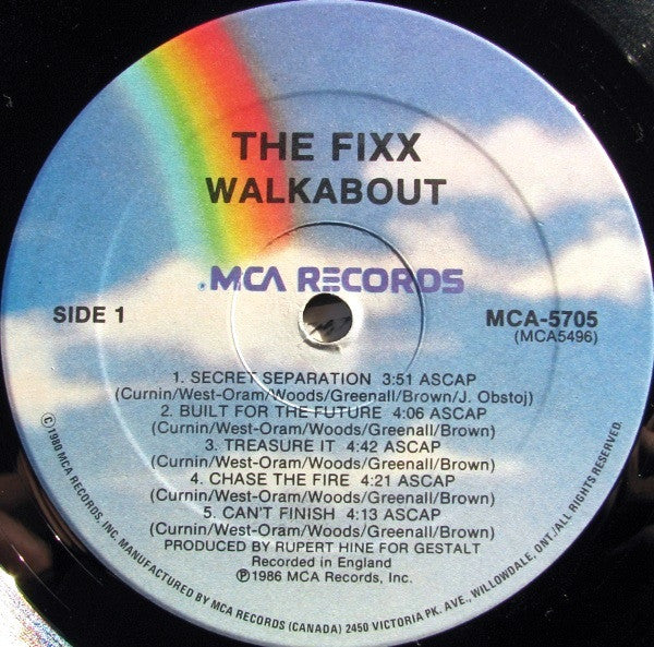 The Fixx : Walkabout (LP, Album)