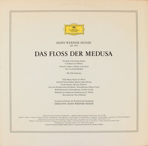 Hans Werner Henze / Edda Moser, Dietrich Fischer-Dieskau : The Raft Of The Frigate "Medusa" (2xLP, Album)