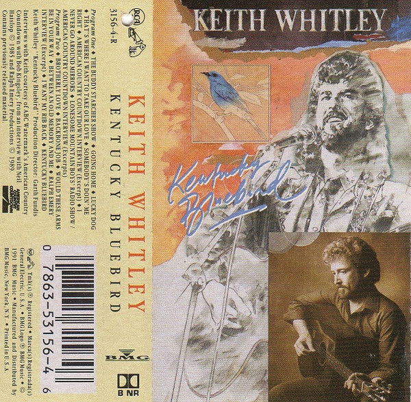 Keith Whitley : Kentucky Bluebird (Cass, Album, Comp)