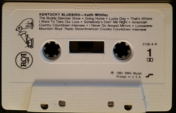 Keith Whitley : Kentucky Bluebird (Cass, Album, Comp)