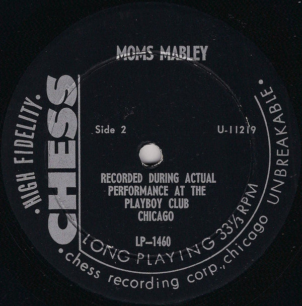 Moms Mabley : Moms Mabley At The Playboy Club (LP, Mono)