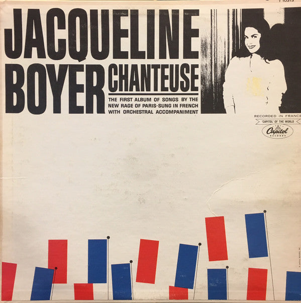 Jacqueline Boyer : Chanteuse (LP, Album, Mono)