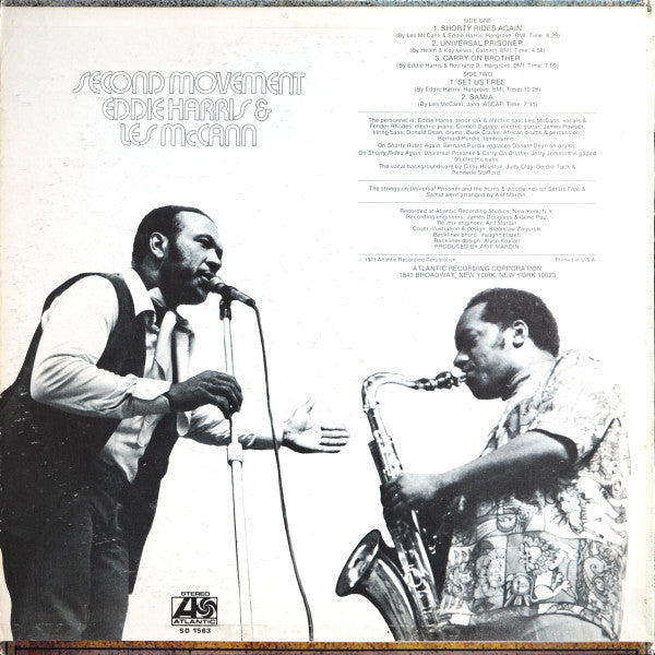 Eddie Harris & Les McCann : Second Movement (LP, Album, PR )