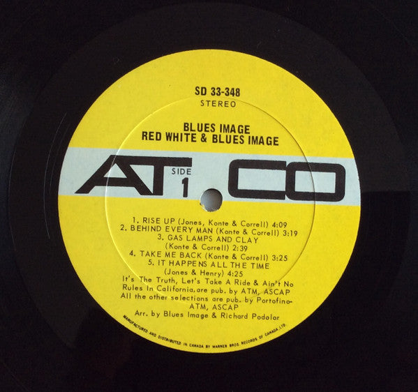 Blues Image : Red White & Blues Image (LP, Album)