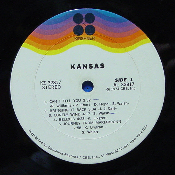 Kansas (2) : Kansas (LP, Album, Pit)