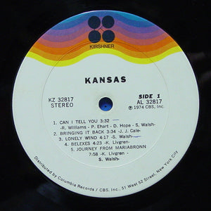 Kansas (2) : Kansas (LP, Album, Pit)