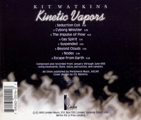 Kit Watkins : Kinetic Vapors (CD, Album)