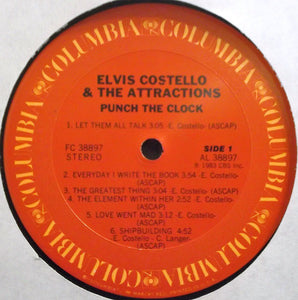 Elvis Costello And The Attractions* : Punch The Clock (LP, Album, Car)