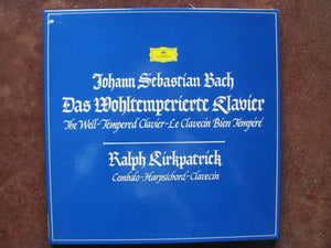 Johann Sebastian Bach, Ralph Kirkpatrick : Das Wohltemperierte Klavier - The Well-Tempered Clavier - Le Clavecin Bien Tempere (5xLP, Comp, RE + Box)