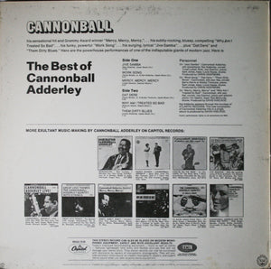 Cannonball Adderley Quintet* : The Best Of Cannonball Adderley (LP, Comp, RP, Gre)