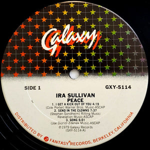 Ira Sullivan : Peace (LP, Album)