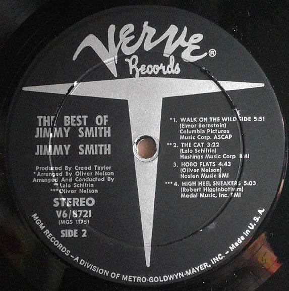 Jimmy Smith : The Best Of Jimmy Smith (LP, Comp, MGM)