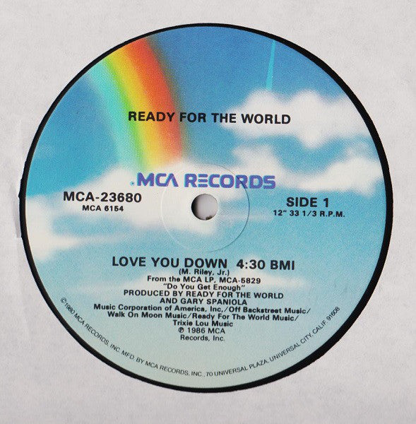 Ready For The World : Love You Down (12", Single)
