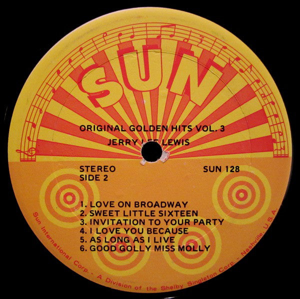 Jerry Lee Lewis : Original Golden Hits Volume III (LP, Comp)