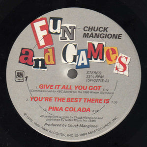 Chuck Mangione : Fun And Games (LP, Album)