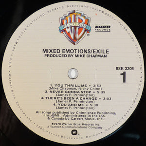 Exile (7) : Mixed Emotions (LP, Album)