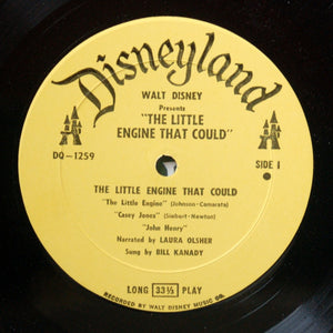 Walt Disney Presents Laura Olsher, Bill Kannady* : The Little Engine That Could (LP)
