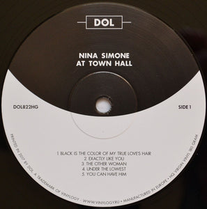 Nina Simone : Nina Simone At Town Hall (LP, Album, RE, 180)