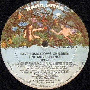 Ocean (3) : Give Tomorrow's Children One More Chance (LP, Album)