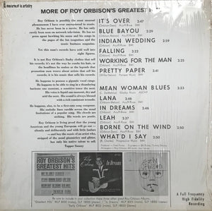 Roy Orbison : More Of Roy Orbison's Greatest Hits (LP, Comp, Pit)