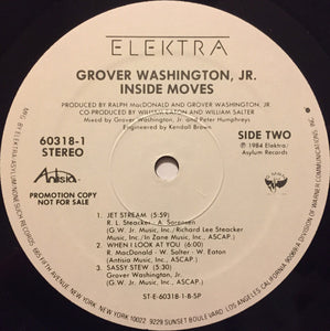 Grover Washington, Jr. : Inside Moves (LP, Album, Promo)