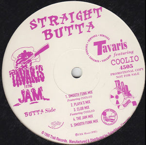 Tavaris : Straight Butta (12", Promo)