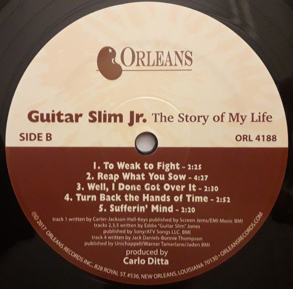 Guitar Slim Jr. : The Story Of My Life (LP, Album, RE)