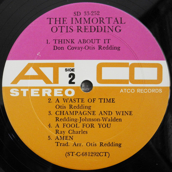 Otis Redding : The Immortal Otis Redding (LP, Album, CT )
