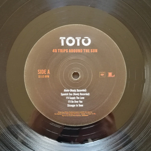 Toto : 40 Trips Around The Sun (2xLP, Comp, RM)