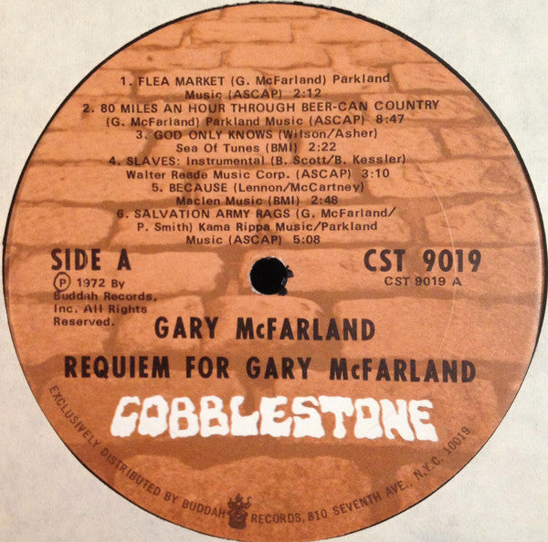 Gary McFarland : Requiem For Gary McFarland (LP, Comp)
